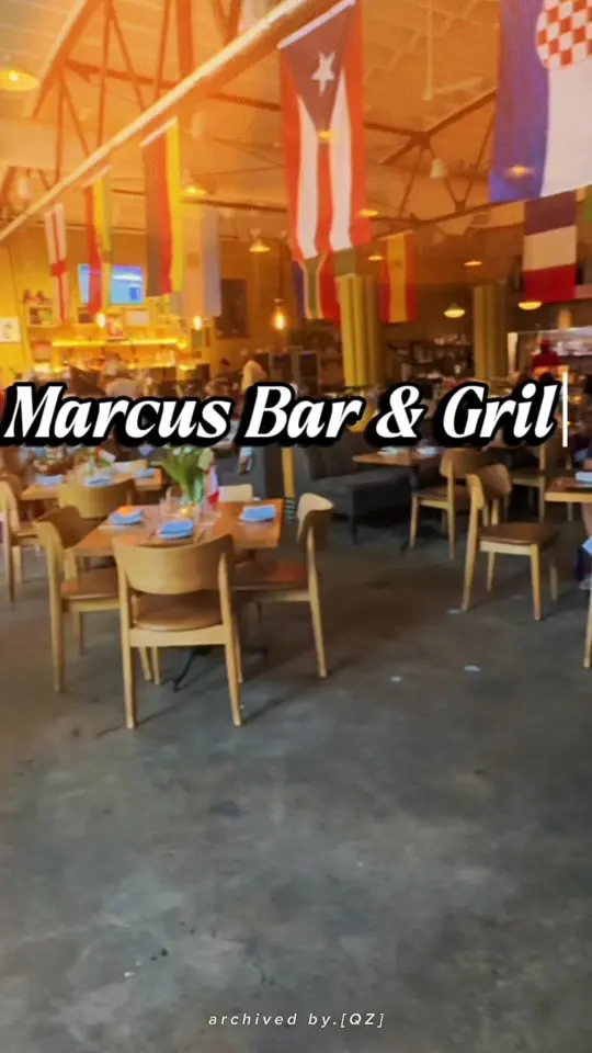 Marcus Bar & Grille in Atlanta showing review, visit, video by daynacharie on TikTok