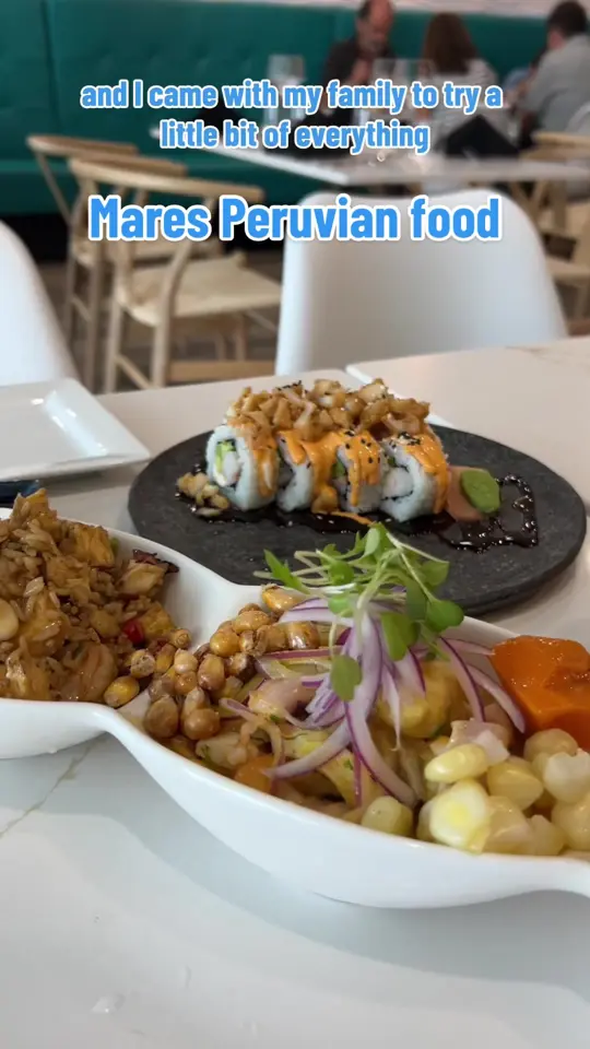 Mares in Orlando showing peruvian food, lomos saltado, alfajores, video by foodie.girly on TikTok