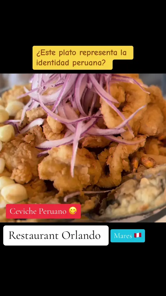 Mares in Orlando showing food, ceviche, video by arquitectafran on TikTok