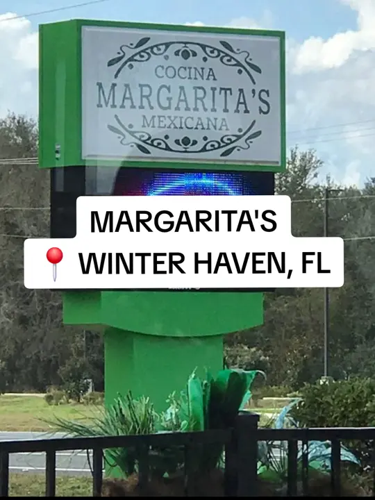 Margarita's Cocina Mexicana in Winter Haven showing review, visit, video by floridavibez on TikTok