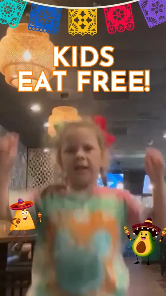 Margarita's Cocina Mexicana in Winter Haven showing promotion, free kids meal, video by Margarita's Cocina Mexicana on Facebook