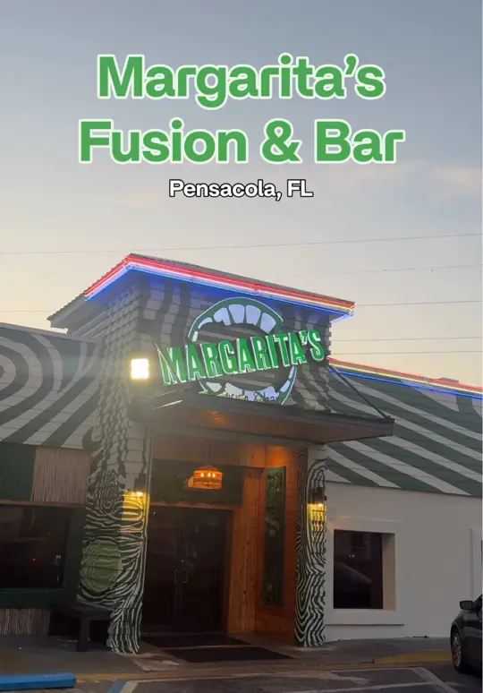  in Florida showing review, visit, atmosphere, queso dip, chicken enchilada dinner, veggie quesadilla, birria empanadas, chicken quesadilla plate, video by pcola.eats on TikTok