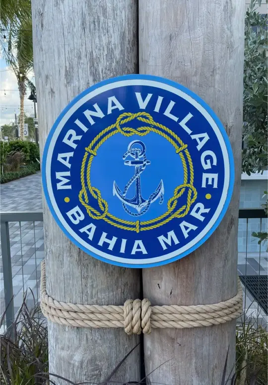 Marina Village Fort Lauderdale Beach in Fort Lauderdale showing grand opening, waterfront food hall, restaurant kiosks, bar, modified boat/ferry, video by sk8natethefoodie on TikTok