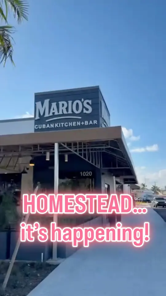  in Florida showing restaurant opening, cuban food, croquetas, cuban sandwiches, breakfast, batidos, flan, churrasco, video by Homestead Social on Facebook