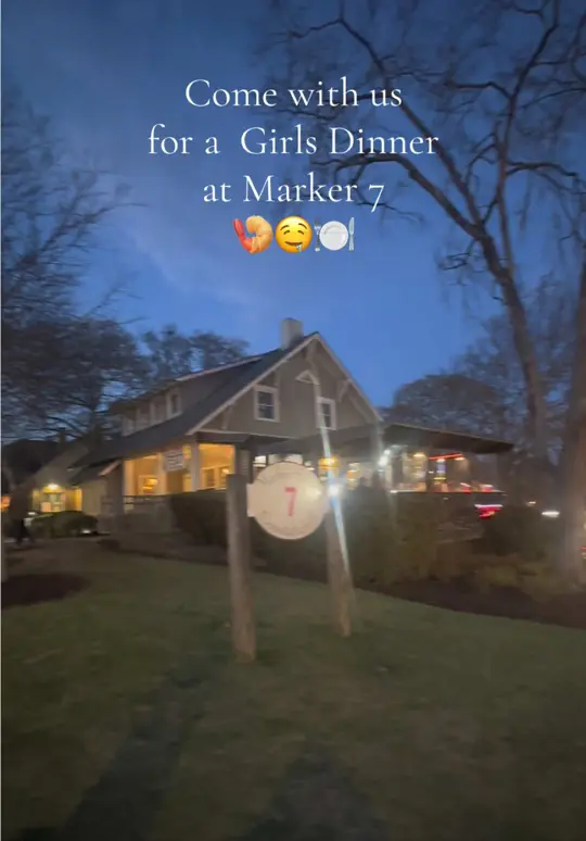 Marker Seven Coastal Grill in Athens showing visit, food, video by kayleamakelle on TikTok