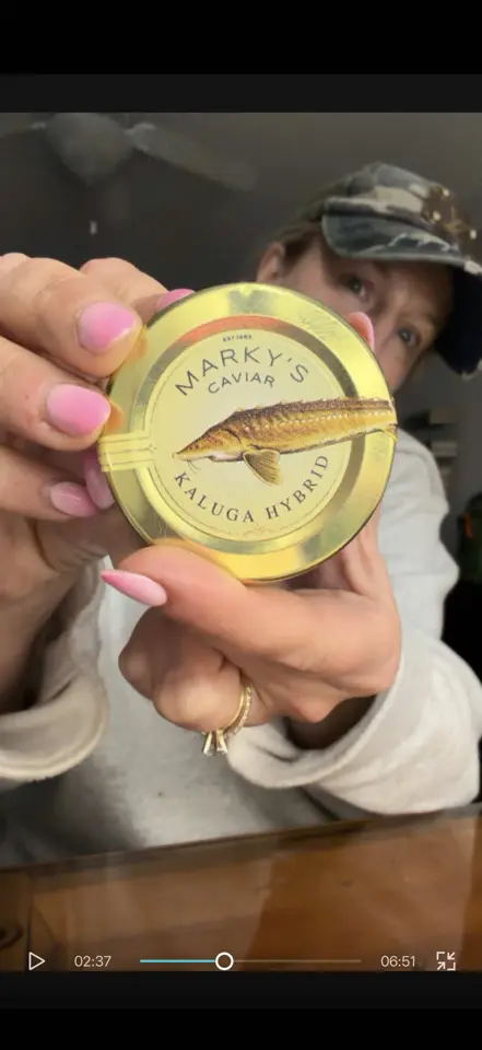 Marky's Caviar Lounge in Davie showing food, caviar, video by livinginmidwest on TikTok