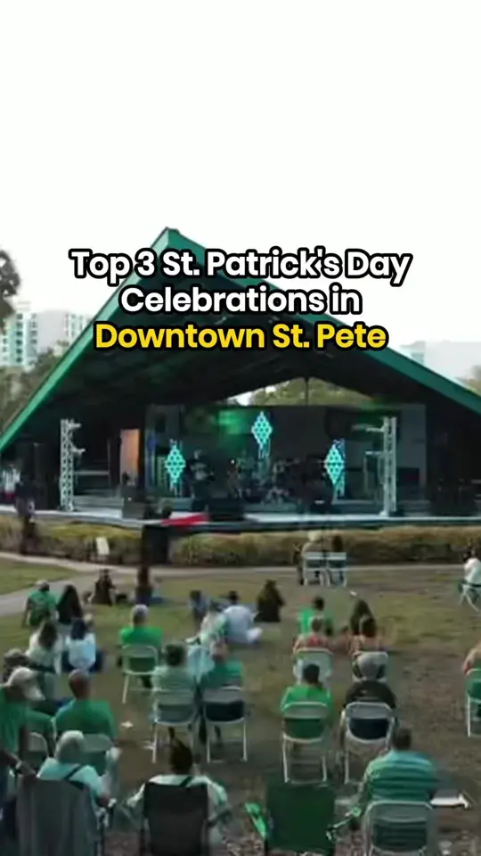 Mary Margaret's Olde Irish Tavern in St. Petersburg showing st. patrick's day celebration, live irish music, irish food, irish whiskey, beer, video by ilovetheburgstpete on TikTok