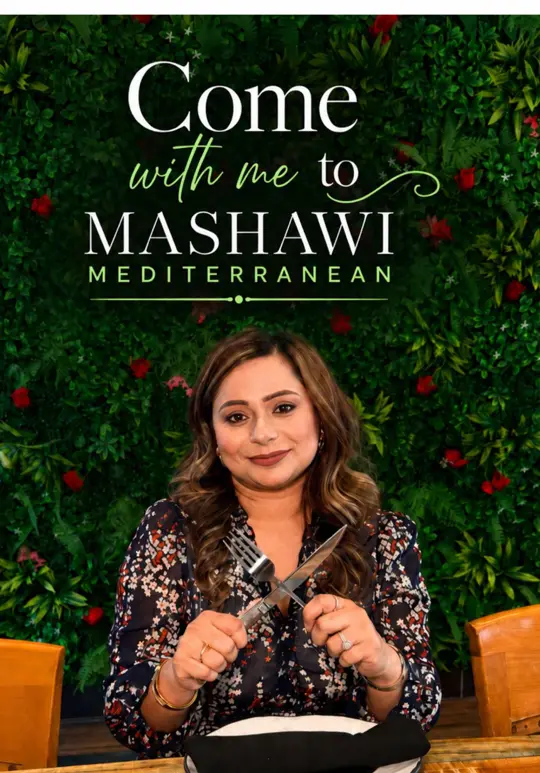 Mashawi Mediterranean in Roswell showing review, visit, dinner, halal food, grilled meats, seafood, video by naziastablefinds on TikTok