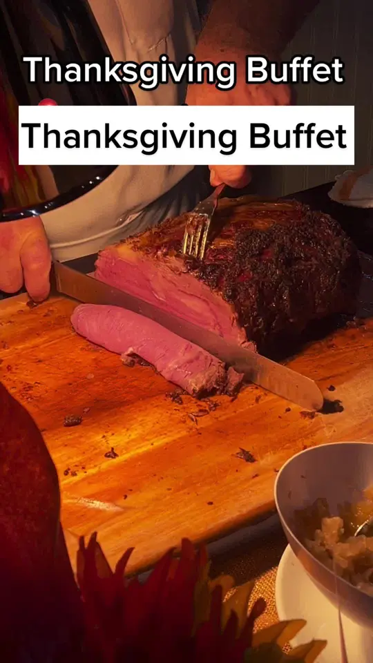 Mattison's City Grille in Sarasota showing thanksgiving food, desserts, video by mattisons_ on TikTok