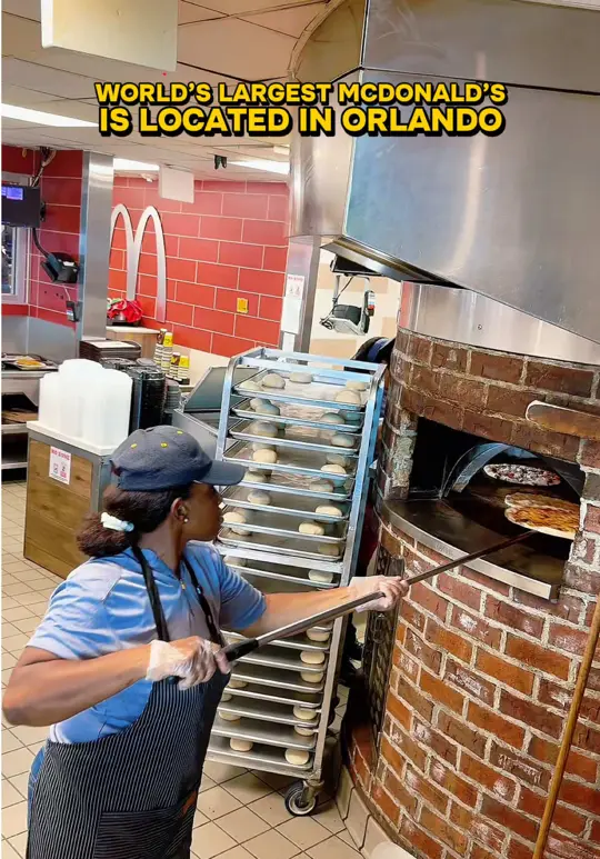 Mc Donalds in Miami showing review, visit, atmosphere, menu items, wood-fired pizza, fresh pasta, video by miamituristico on TikTok