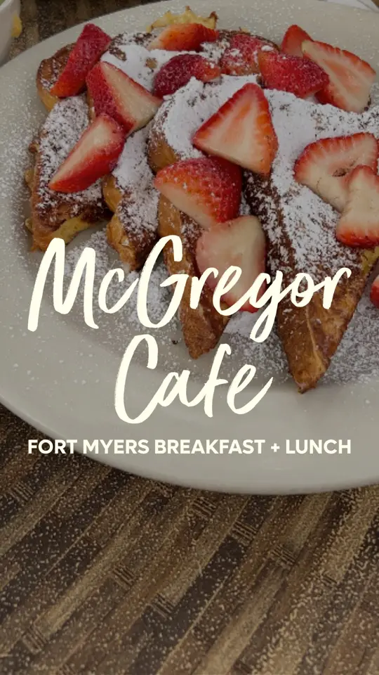 McGregor Cafe in Fort Myers showing visit, atmosphere, video by Visit Fort Myers on Facebook