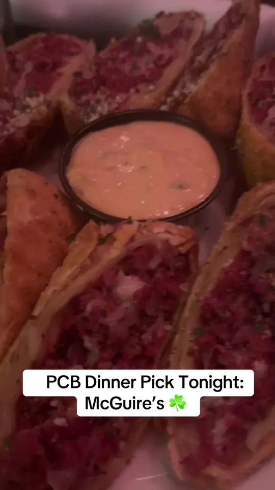 McGuire's Irish Pub in Panama City Beach showing visit, review, atmosphere, food, bean soup, video by justchels90 on TikTok