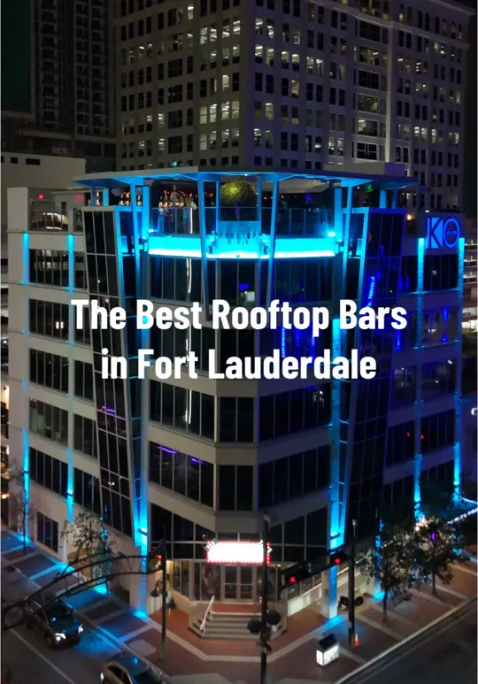  in Florida showing cocktail, rooftop bar, video by thebrowardscene on TikTok