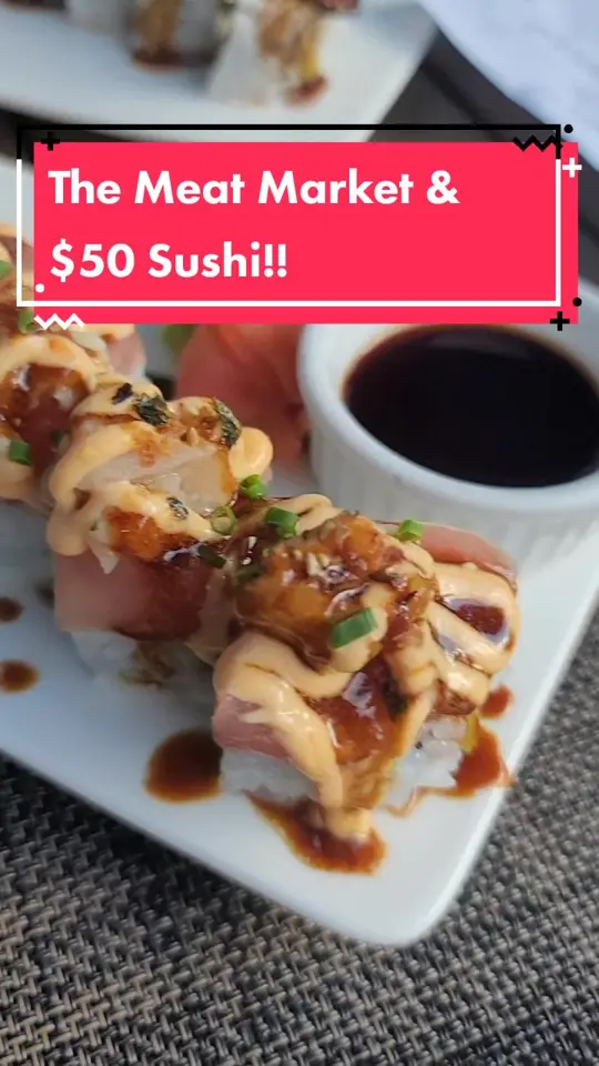 Meat Market Steakhouse Palm Beach in Palm Beach showing steak, sushi, video by funtampa on TikTok