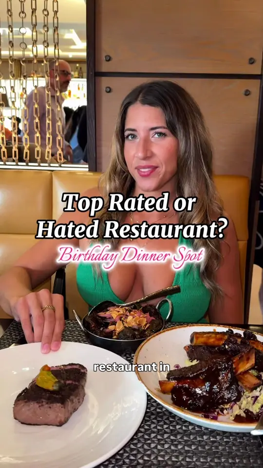 Meat Market Steakhouse Tampa in Tampa showing steak, birthday dinner, review, video by eatsbylaurr on TikTok