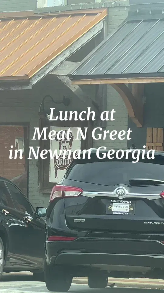 Meat N Greet in Newnan showing food, whole fried okra, video by casey.womack on TikTok