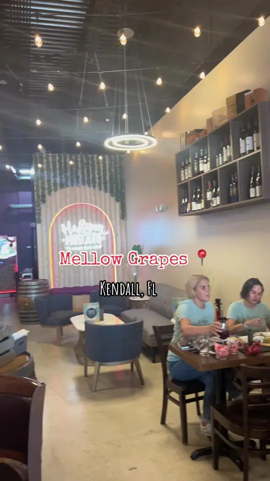  in Florida showing wine bar, tapas, date night, mellow grapes miami, video by moochontherocks on TikTok