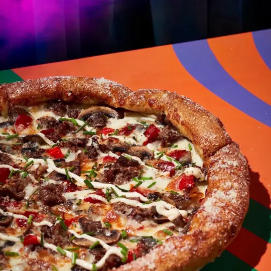 Mellow Mushroom Columbus in Columbus showing pizza, steakhouse pizza, video by Mellow Mushroom on Facebook