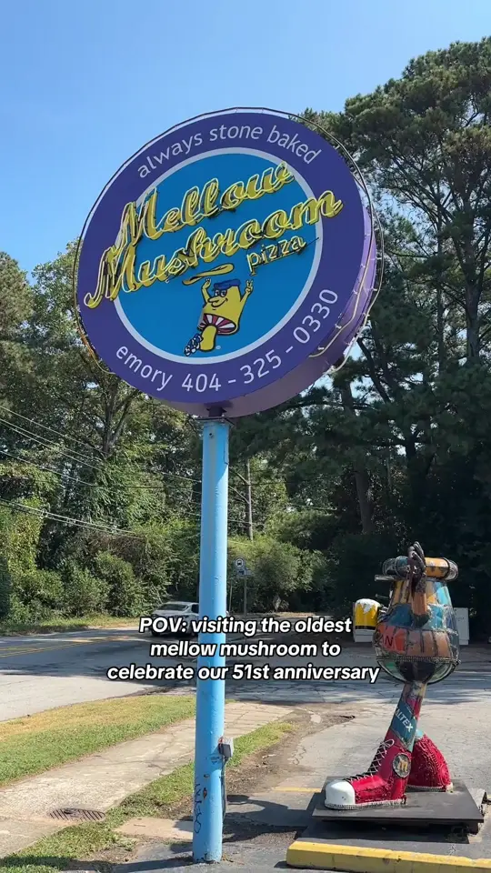 Mellow Mushroom Downtown Atlanta in Atlanta showing pizza, stone-baked pizza, video by mellowmushroom on TikTok