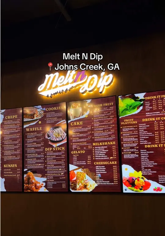 Melt n Dip in Johns Creek showing review, visit, video by thisis.aladdin on TikTok