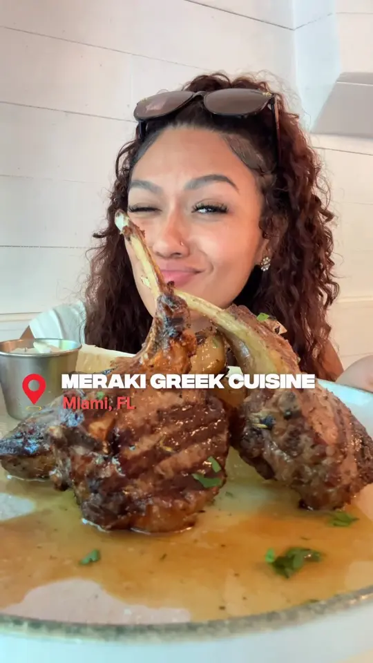 Meraki In The Grove in Miami showing review, fresh food, delicious food, video by Mady Lifts on Facebook