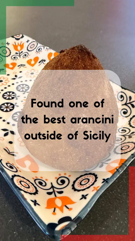 Mercato in Naples showing food, arancini, video by stopitaliansounding on TikTok