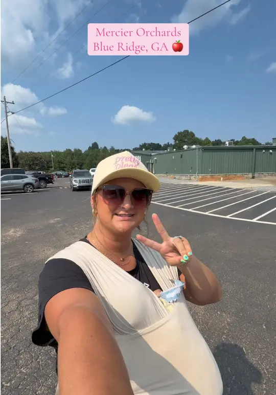 Mercier Orchards in Blue Ridge showing visit, apple picking, apples, video by courtneywallace153 on TikTok