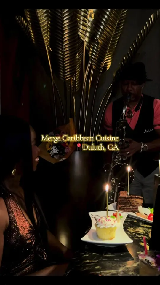 Merge Caribbean Cuisine in Duluth showing review, visit, video by chilovesyouu on TikTok