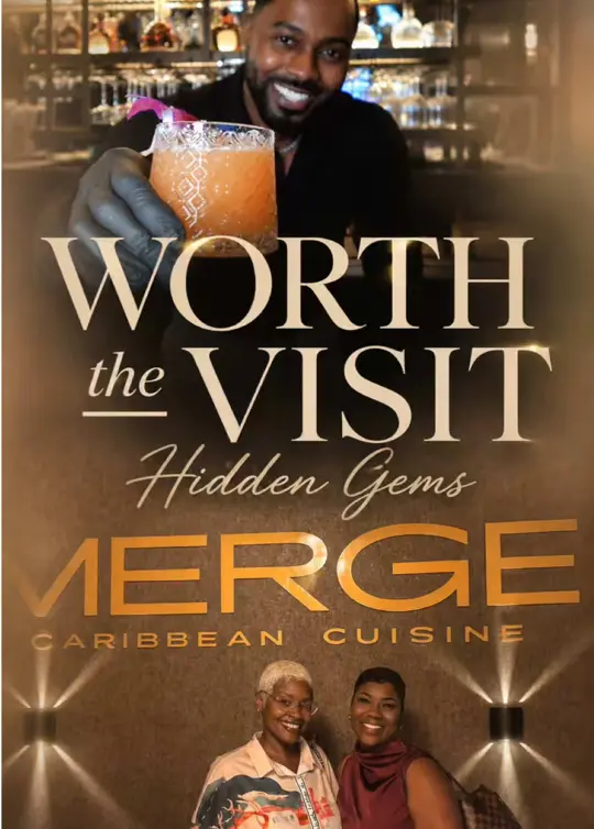 Merge Caribbean Cuisine in Duluth showing review, atmosphere, live music, video by webuildlegacybrands on TikTok