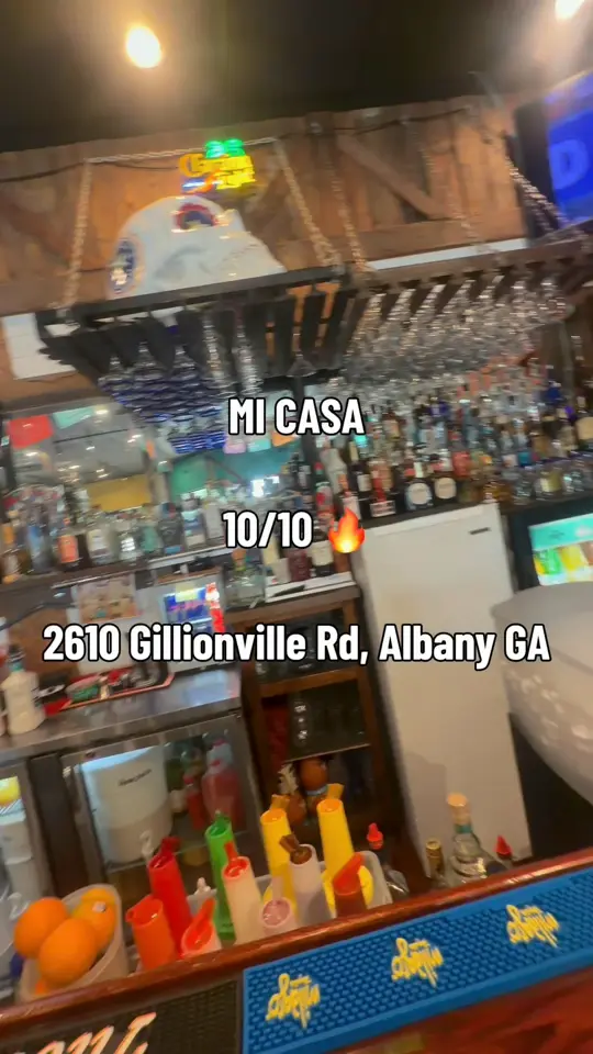 Mi Casa Mexican Restaurant in Albany showing birria sliders, steak machete, drinks, taco tuesday, video by Gabe Lincoln Fr on Facebook