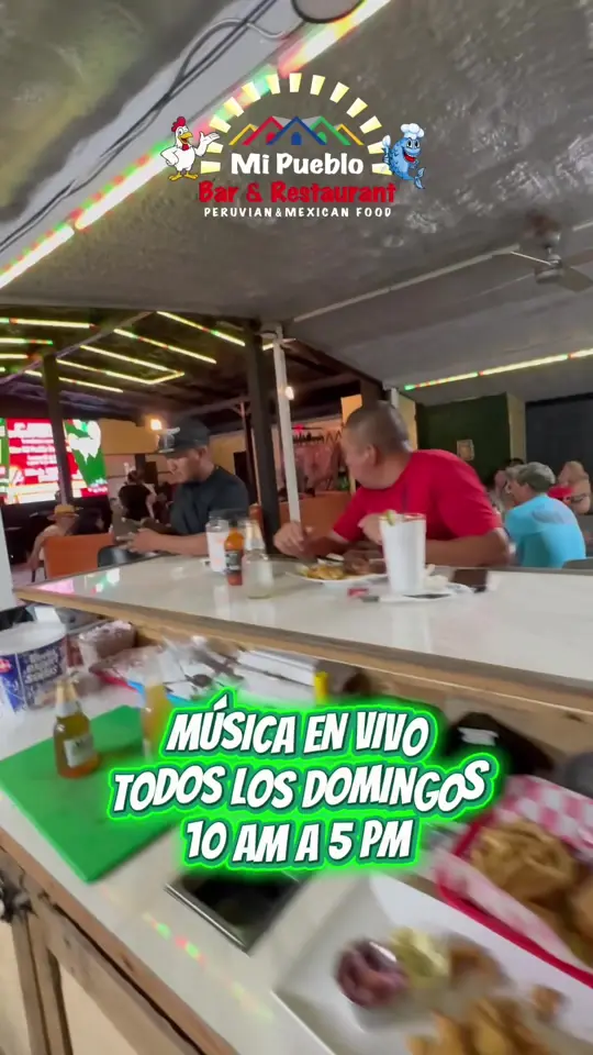Mi Pueblo Restaurant in Lakeland showing live music, atmosphere, video by mipueblobar on TikTok