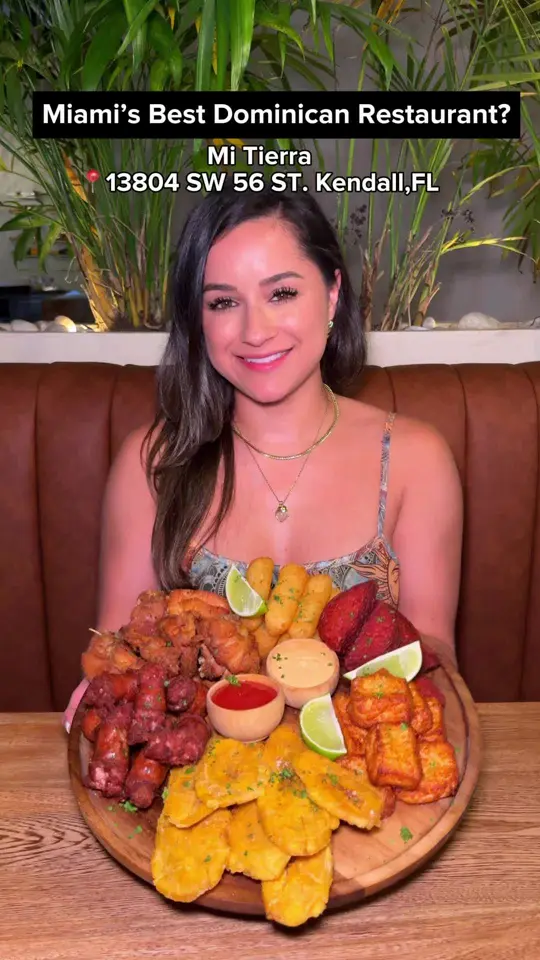 Mi Tierra Bar & Kitchen in Miami showing review, visit, video by mayitakeabite on TikTok