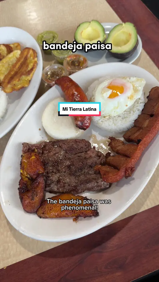 Mi tierra latina 3 in Tampa showing food, colombian food, video by foodpeopleluv on TikTok