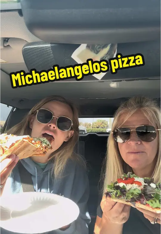 Michelangelo Pizzeria Cucina in Lakewood Ranch showing pizza, food review, video by floridamomof3 on TikTok