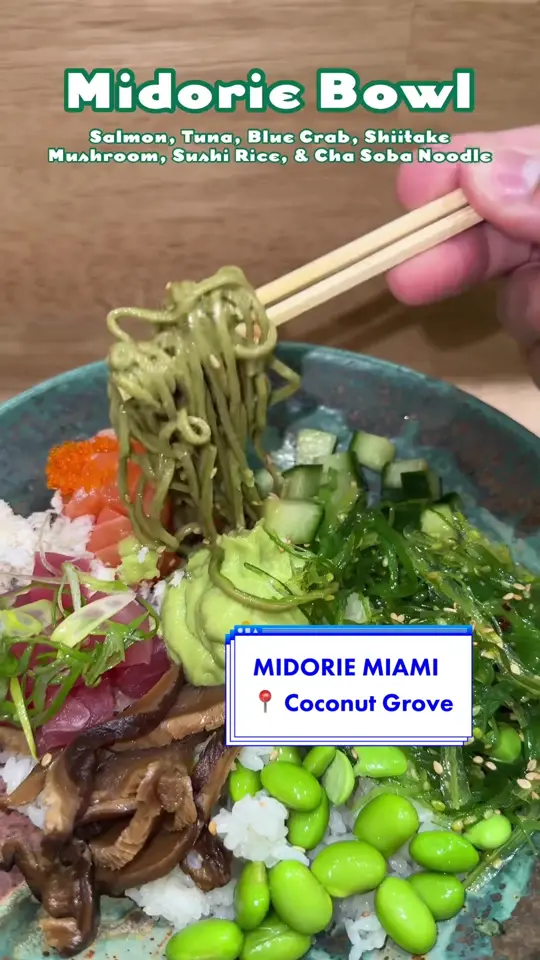 Midorie 79th in Miami showing sushi, restaurant visit, video by mr.eats305 on TikTok