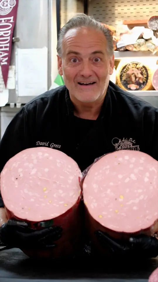 Mike's Deli in Port St. Joe showing food, mortadella, video by Mike's Deli The Original Arthur Avenue I on Facebook