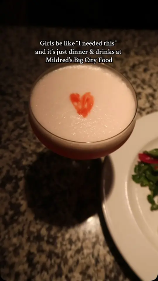 Mildred's Big City Food in Gainesville showing dinner, drinks, bar, 3-course dinner menu, handcrafted drinks, video by Mildred's Big City Food on Facebook