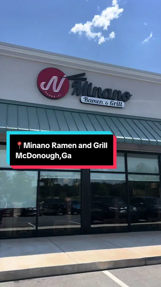 Minano Ramen & Grill McDonough in McDonough showing review, ramen, video by eaternallyhappy on TikTok