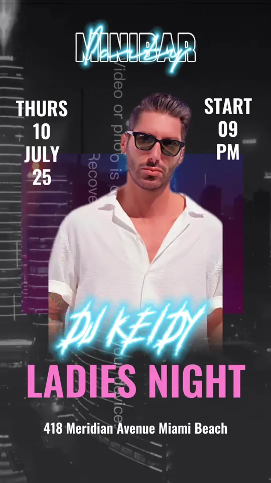  in Florida showing ladies night, event, video by minibarmiami8 on TikTok