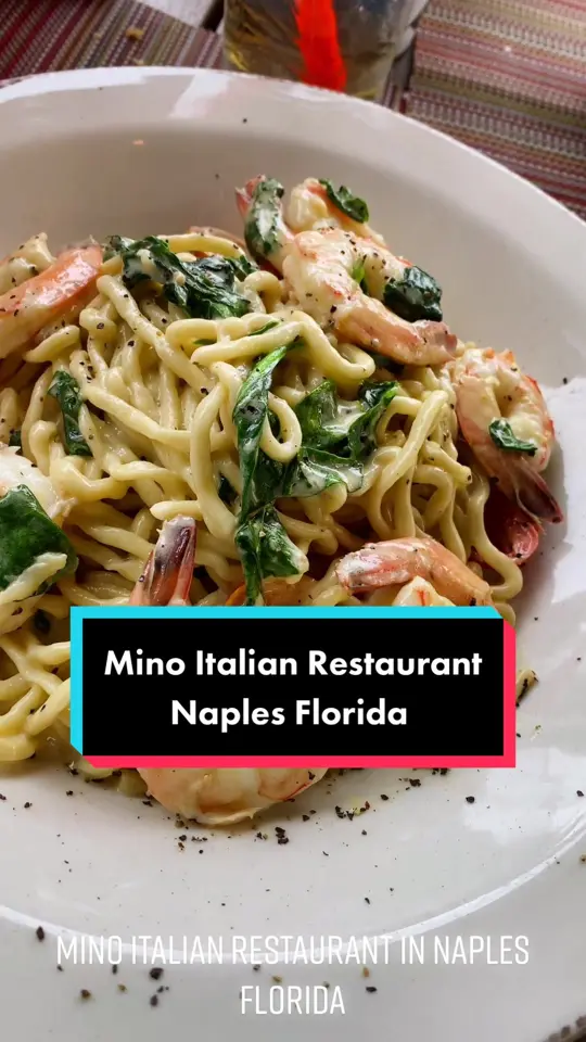  in Florida showing italian food, restaurant visit, video by naples2night on TikTok