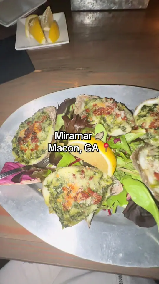 Miramar Raw Bar and Tapas in Macon showing review, visit, atmosphere, video by chass______ on TikTok