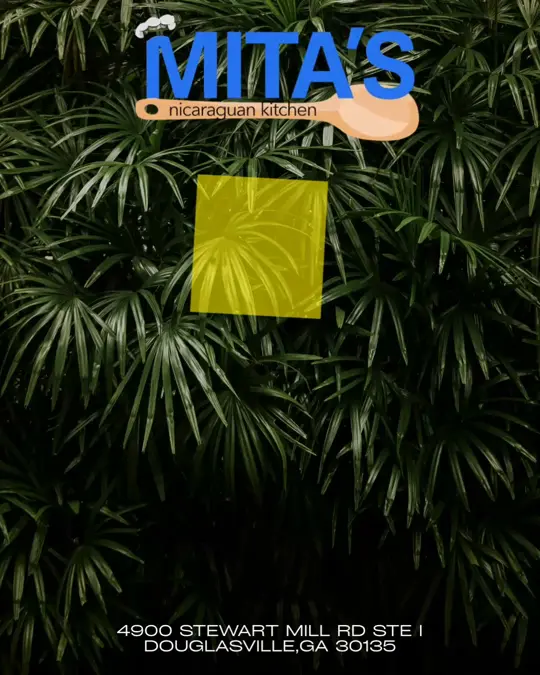 Mita's Kitchen in Douglasville showing hours update, opening announcement, video by Mita's Kitchen GA on Facebook
