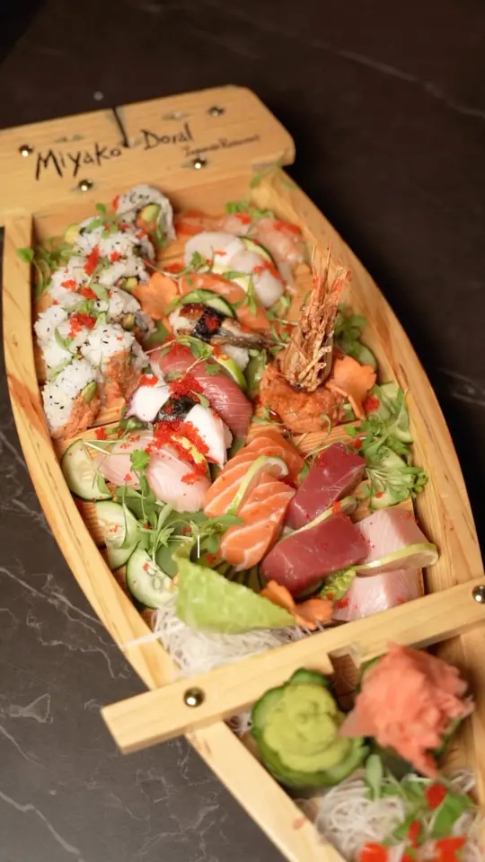 Miyako Doral Japanese Restaurant & Sushi Bar in Miami showing restaurant, japanese cuisine, sushi bar, nikkei cuisine, wine, sake, video by Miyako Doral on Facebook