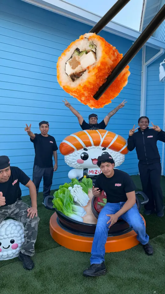 Mizu - Sushi & Hibachi Restaurant in Garden City showing food, sushi, atmosphere, visit, video by Mizu Premium Ayce on Facebook