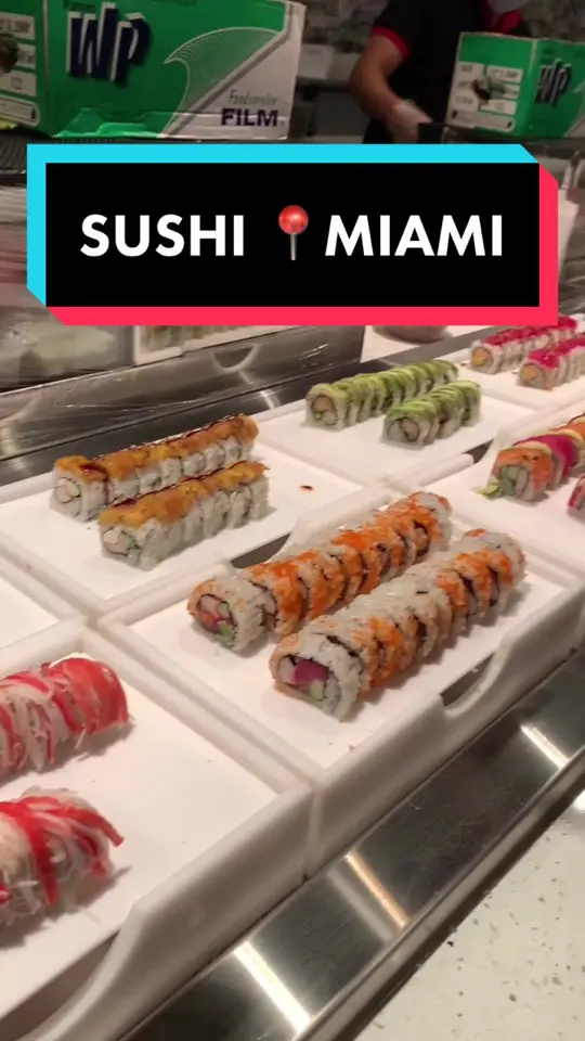Mizumi Buffet & Sushi in North Miami Beach showing sushi, buffet, video by josiaheats on TikTok