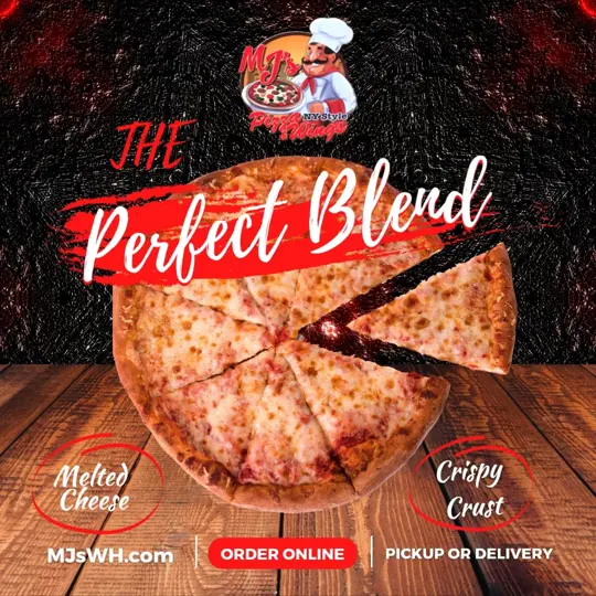 MJ's Pizza & Wings in Winter Haven showing pizza, classic cheese pizza, video by MJs Pizza & Wings - Winter Haven on Facebook