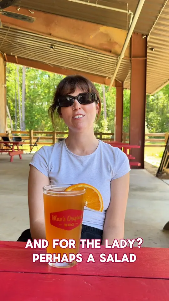 Moe's Original BBQ in Destin showing food, brisket, video by Moe's Original BBQ - Downtown Mobile on Facebook