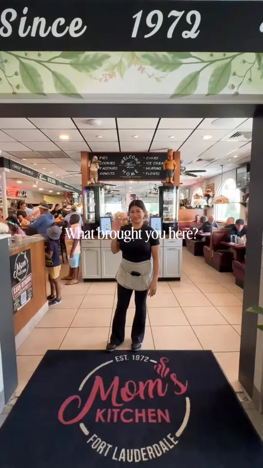 Mom's Kitchen in Fort Lauderdale showing review, visit, video by Mom's Kitchen FTL on Facebook