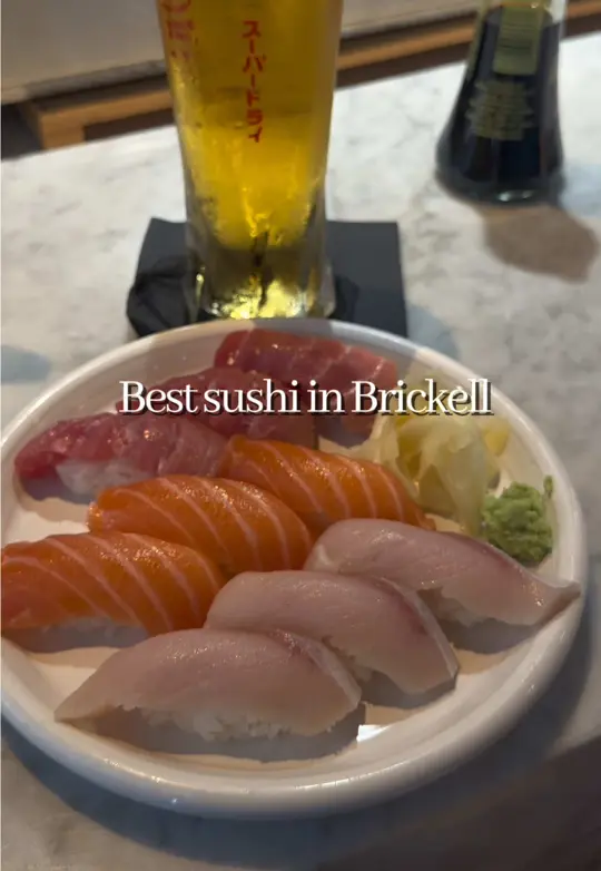 Momi Market in Miami showing restaurant visit, sushi, video by foodiefaby on TikTok