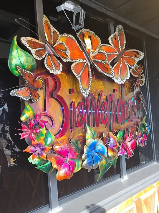 Monarca's Authentic Mexican Cuisine Bar & Grill in Fort Myers showing review, visit, guacamole, monarcas dip, chicken fajitas, birria tacos, video by coco_d_85 on TikTok